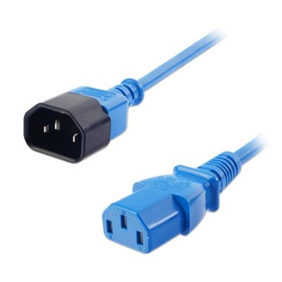 2m IEC Extension Cable Blue